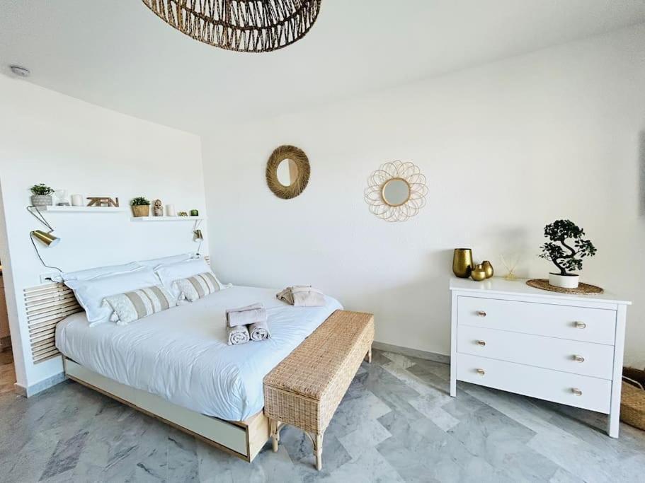 לה גרנד מוט Studio Chic & Cosy Vue Mer, Clim, Parking מראה חיצוני תמונה